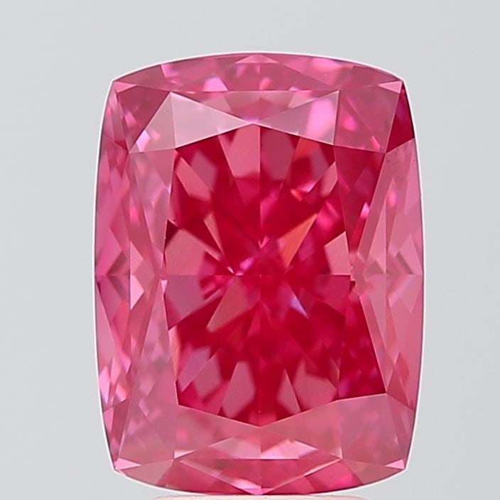 Loose Diamond - CUSHION MODIFIED 4.82ct Fancy Vivid Pink VVS2: Loose Diamond - CUSHION MODIFIED 4.82ct Fancy Vivid Pink VVS2 Source: This is a real non-mined Diamond that has been grown in a lab Shape: CUSHION MODIFIED Carats: 4.82 Color: Fancy Vivid Pink Certifi