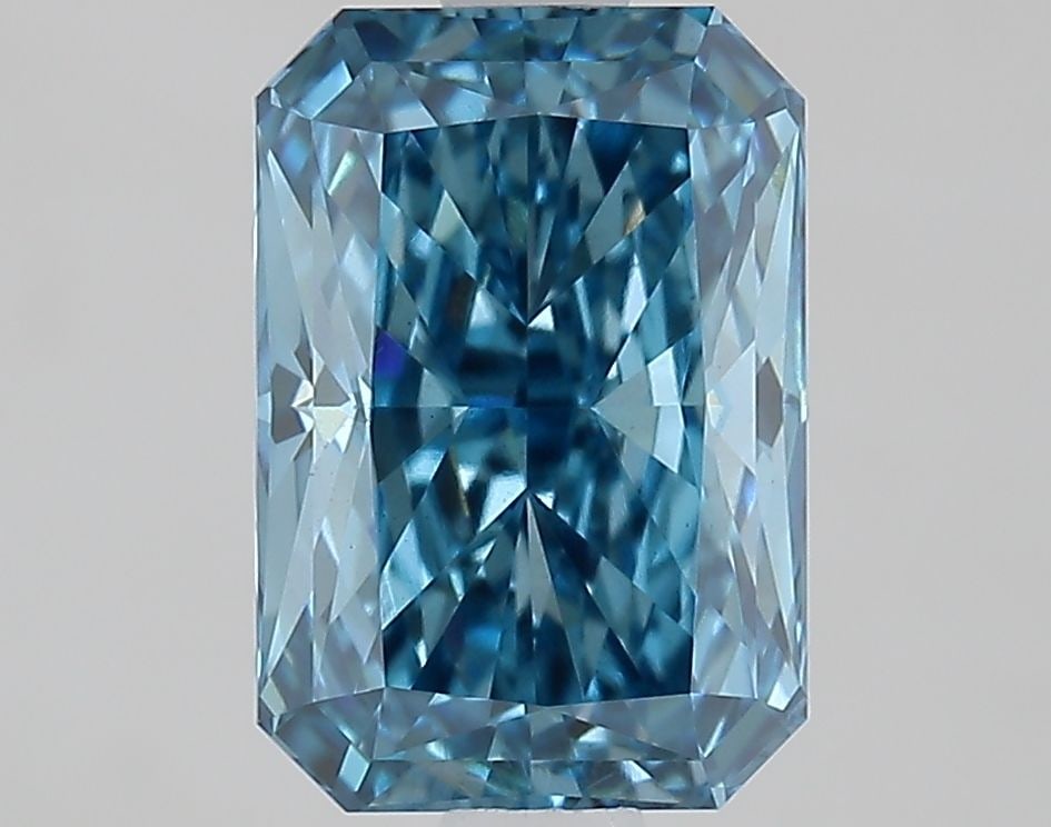 Loose Diamond - RADIANT 1.82ct Fancy Vivid Blue VS1: Loose Diamond - RADIANT 1.82ct Fancy Vivid Blue VS1 Source: This is a real non-mined Diamond that has been grown in a lab Shape: RADIANT Carats: 1.82 Color: Fancy Vivid Blue Certification: IGI Video: