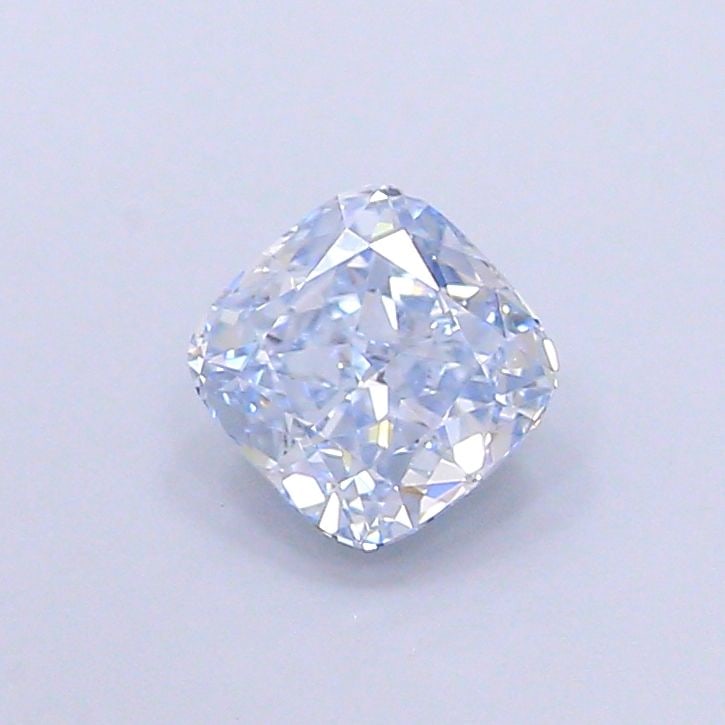 Loose Diamond - CUSHION MODIFIED 1.04ct Fancy Light Blue VVS2: Loose Diamond - CUSHION MODIFIED 1.04ct Fancy Light Blue VVS2 Source: This is a real non-mined Diamond that has been grown in a lab Shape: CUSHION MODIFIED Carats: 1.04 Color: Fancy Light Blue Certifi