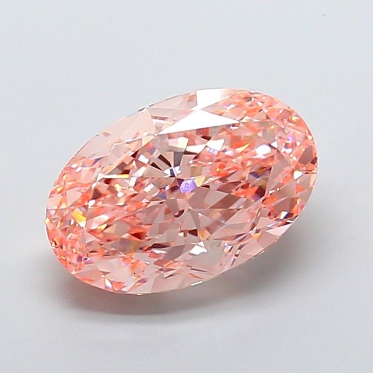 Loose Diamond - OVAL 8.09ct Fancy Intense Pink VS1: Loose Diamond - OVAL 8.09ct Fancy Intense Pink VS1 Source: This is a real non-mined Diamond that has been grown in a lab Shape: OVAL Carats: 8.09 Color: Fancy Intense Pink Certification: IGI Video: