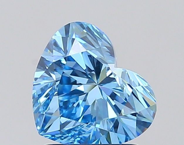 Loose Diamond - HEART 1.51ct Fancy Vivid Blue VVS2: Loose Diamond - HEART 1.51ct Fancy Vivid Blue VVS2 Source: This is a real non-mined Diamond that has been grown in a lab Shape: HEART Carats: 1.51 Color: Fancy Vivid Blue Certification: IGI Video: