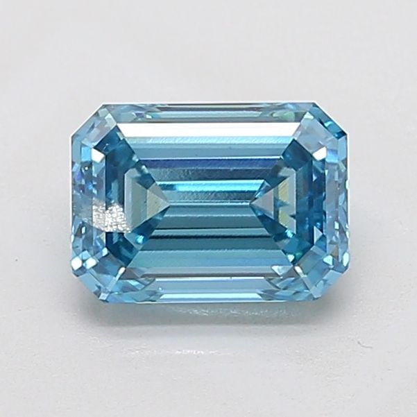 Loose Diamond - EMERALD 2.04ct Fancy Vivid Blue I1: Loose Diamond - EMERALD 2.04ct Fancy Vivid Blue I1 Source: This is a real non-mined Diamond that has been grown in a lab Shape: EMERALD Carats: 2.04 Color: Fancy Vivid Blue Certification: IGI Video: