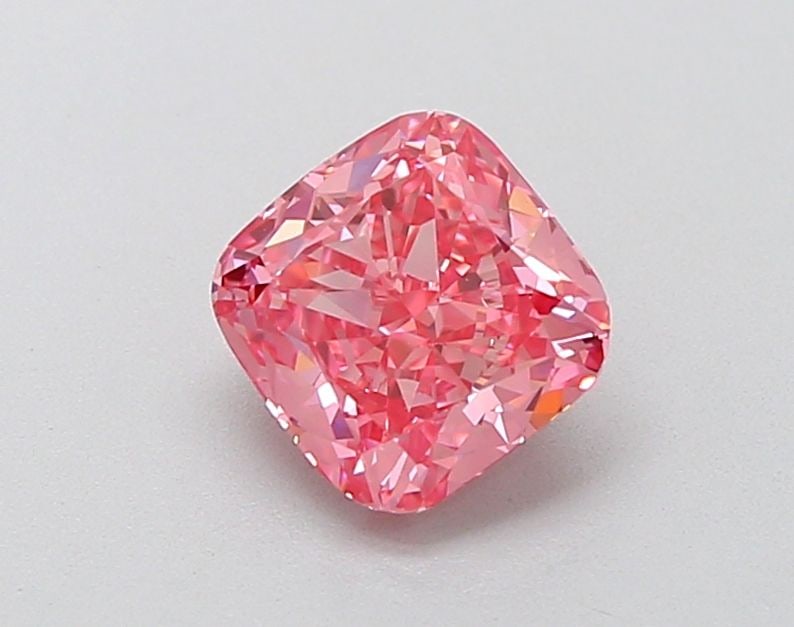 Loose Diamond - CUSHION MODIFIED 1.21ct Fancy Vivid Pink VVS2: Loose Diamond - CUSHION MODIFIED 1.21ct Fancy Vivid Pink VVS2 Source: This is a real non-mined Diamond that has been grown in a lab Shape: CUSHION MODIFIED Carats: 1.21 Color: Fancy Vivid Pink Certifi