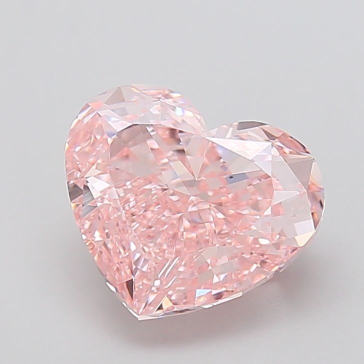 Loose Diamond - HEART 5.0ct Fancy Intense Pink VS1: Loose Diamond - HEART 5.0ct Fancy Intense Pink VS1 Source: This is a real non-mined Diamond that has been grown in a lab Shape: HEART Carats: 5.0 Color: Fancy Intense Pink Certification: IGI Video: