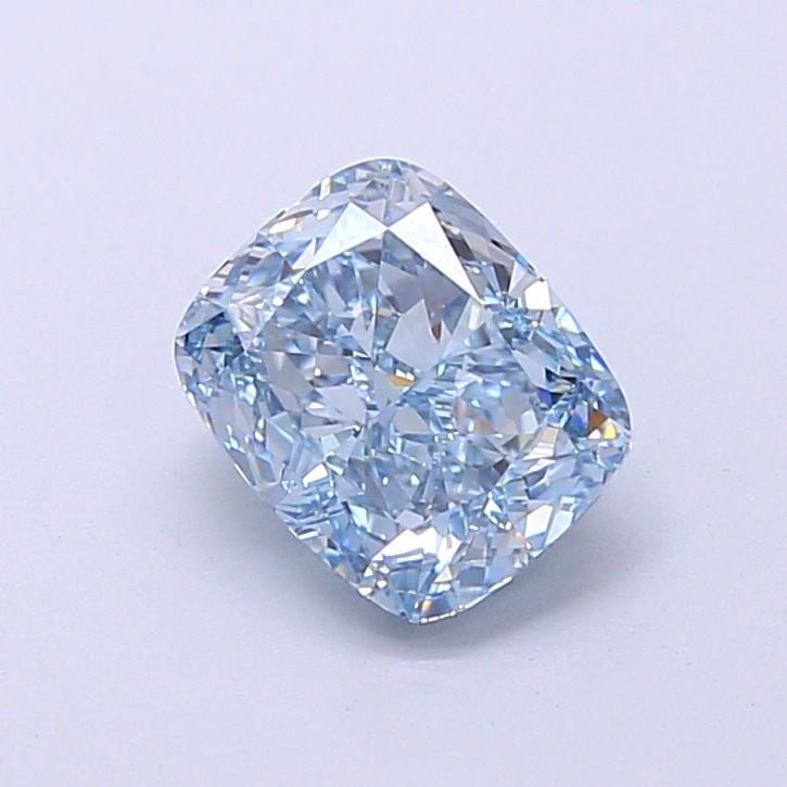 Loose Diamond - CUSHION MODIFIED 1.76ct Fancy Vivid Blue VVS1: Loose Diamond - CUSHION MODIFIED 1.76ct Fancy Vivid Blue VVS1 Source: This is a real non-mined Diamond that has been grown in a lab Shape: CUSHION MODIFIED Carats: 1.76 Color: Fancy Vivid Blue Certifi