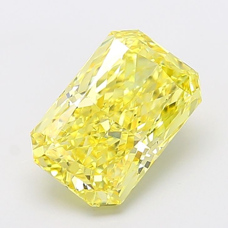 Loose Diamond - RADIANT 4.31ct Fancy Intense Yellow VS2: Loose Diamond - RADIANT 4.31ct Fancy Intense Yellow VS2 Source: This is a real non-mined Diamond that has been grown in a lab Shape: RADIANT Carats: 4.31 Color: Fancy Intense Yellow Certification: IGI