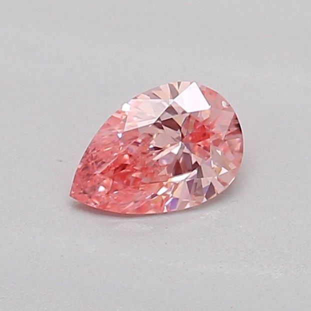 Loose Diamond - PEAR 0.18ct Fancy Vivid Pink VS1: Loose Diamond - PEAR 0.18ct Fancy Vivid Pink VS1 Source: This is a real non-mined Diamond that has been grown in a lab Shape: PEAR Carats: 0.18 Color: Fancy Vivid Pink Certification: IGI Additional im