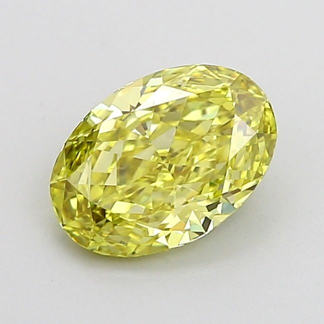 Loose Diamond - OVAL 1.33ct Fancy Intense Yellow VS1: Loose Diamond - OVAL 1.33ct Fancy Intense Yellow VS1 Source: This is a real non-mined Diamond that has been grown in a lab Shape: OVAL Carats: 1.33 Color: Fancy Intense Yellow Certification: IGI Video