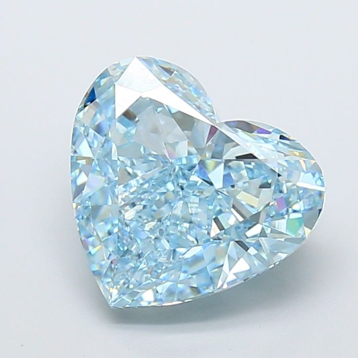 Loose Diamond - HEART 9.02ct Fancy Intense Blue VVS2: Loose Diamond - HEART 9.02ct Fancy Intense Blue VVS2 Source: This is a real non-mined Diamond that has been grown in a lab Shape: HEART Carats: 9.02 Color: Fancy Intense Blue Certification: IGI Video: