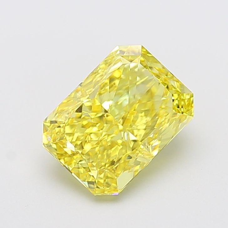 Loose Diamond - RADIANT 3.02ct Fancy Intense Yellow VS2: Loose Diamond - RADIANT 3.02ct Fancy Intense Yellow VS2 Source: This is a real non-mined Diamond that has been grown in a lab Shape: RADIANT Carats: 3.02 Color: Fancy Intense Yellow Certification: IGI