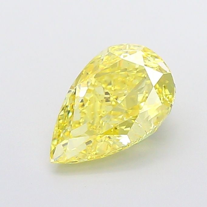 Loose Diamond - PEAR 2.53ct Fancy Vivid Yellow VS1: Loose Diamond - PEAR 2.53ct Fancy Vivid Yellow VS1 Source: This is a real non-mined Diamond that has been grown in a lab Shape: PEAR Carats: 2.53 Color: Fancy Vivid Yellow Certification: IGI Video: