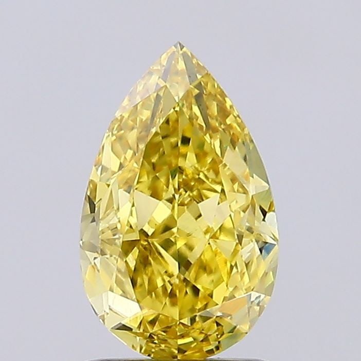 Loose Diamond - PEAR 1.41ct Fancy Intense Yellow VS1: Loose Diamond - PEAR 1.41ct Fancy Intense Yellow VS1 Source: This is a real non-mined Diamond that has been grown in a lab Shape: PEAR Carats: 1.41 Color: Fancy Intense Yellow Certification: NONE Vide