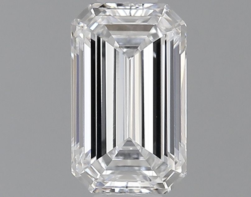 Loose Diamond - EMERALD 0.81ct D VVS2: Loose Diamond - EMERALD 0.81ct D VVS2 Source: This is a real non-mined Diamond that has been grown in a lab Shape: EMERALD Carats: 0.81 Color: D Clarity: VVS2 Certification: IGI Additional images avai