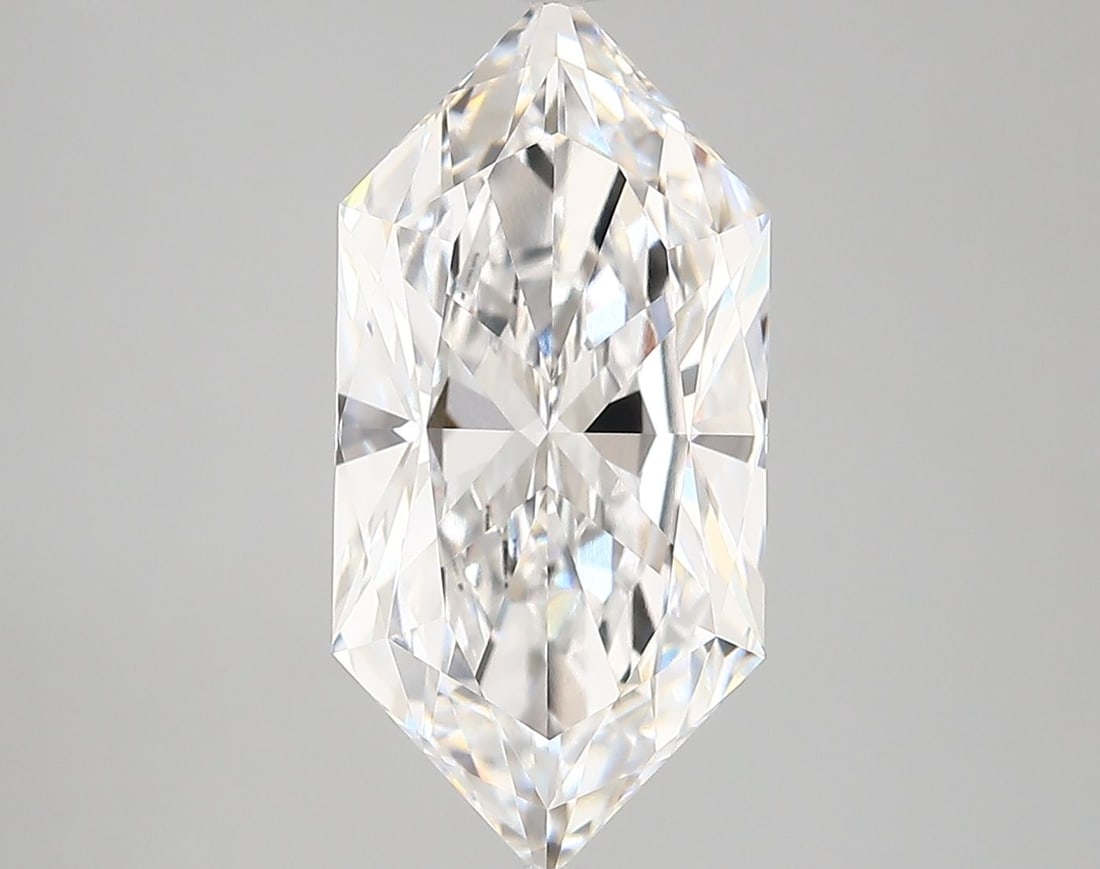 Loose Diamond - HEXAGONAL 4.36ct D FL: Loose Diamond - HEXAGONAL 4.36ct D FL Source: This is a real non-mined Diamond that has been grown in a lab Shape: HEXAGONAL Carats: 4.36 Color: D Clarity: FL Certification: IGI Video: