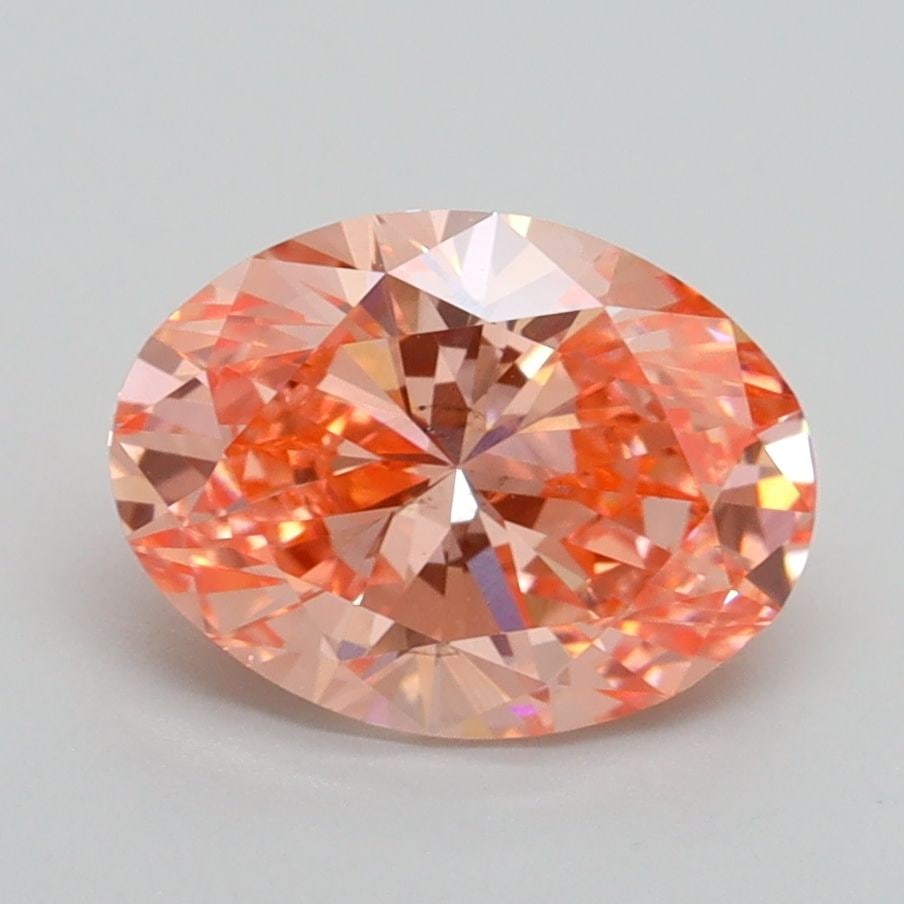 Loose Diamond - OVAL 1.83ct Fancy Vivid Pink SI1: Loose Diamond - OVAL 1.83ct Fancy Vivid Pink SI1 Source: This is a real non-mined Diamond that has been grown in a lab Shape: OVAL Carats: 1.83 Color: Fancy Vivid Pink Certification: IGI Video: