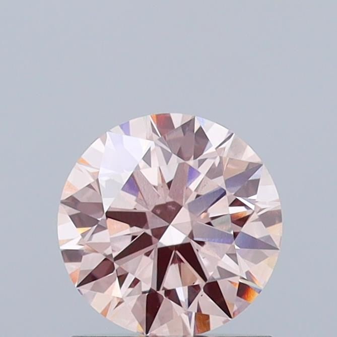 Loose Diamond - ROUND 1.02ct Fancy Brownish Pink VS1: Loose Diamond - ROUND 1.02ct Fancy Brownish Pink VS1 Source: This is a real non-mined Diamond that has been grown in a lab Shape: ROUND Carats: 1.02 Color: Fancy Brownish Pink Certification: IGI Video