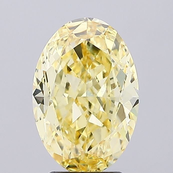 Loose Diamond - OVAL 4.31ct Fancy Intense Yellow VVS2: Loose Diamond - OVAL 4.31ct Fancy Intense Yellow VVS2 Source: This is a real non-mined Diamond that has been grown in a lab Shape: OVAL Carats: 4.31 Color: Fancy Intense Yellow Certification: IGI Vide