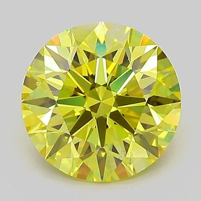 Ideal Loose Diamond - ROUND 1.67ct Fancy Intense Yellow VS2: Ideal Loose Diamond - ROUND 1.67ct Fancy Intense Yellow VS2 Source: This is a real non-mined Diamond that has been grown in a lab Shape: ROUND Carats: 1.67 Color: Fancy Intense Yellow Certification: I