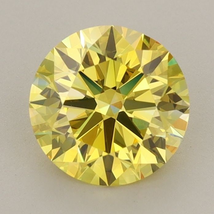 Ideal Loose Diamond - ROUND 1.57ct Fancy Vivid Yellow VVS2: Ideal Loose Diamond - ROUND 1.57ct Fancy Vivid Yellow VVS2 Source: This is a real non-mined Diamond that has been grown in a lab Shape: ROUND Carats: 1.57 Color: Fancy Vivid Yellow Certification: IGI 