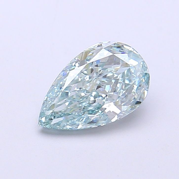 Loose Diamond - PEAR 1.12ct Fancy Light Blueish Green VS1 (1 of 1)