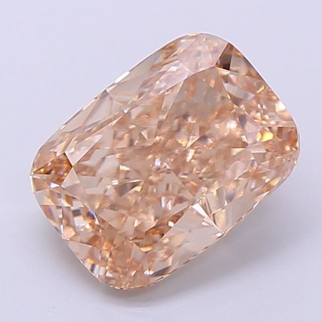 Loose Diamond - CUSHION MODIFIED 2.61ct Fancy Light Brown VS1: Loose Diamond - CUSHION MODIFIED 2.61ct Fancy Light Brown VS1 Source: This is a real non-mined Diamond that has been grown in a lab Shape: CUSHION MODIFIED Carats: 2.61 Color: Fancy Light Brown Certif