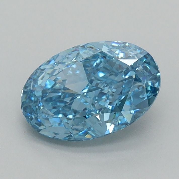 Loose Diamond - OVAL 1.02ct Fancy Vivid Blue VVS2: Loose Diamond - OVAL 1.02ct Fancy Vivid Blue VVS2 Source: This is a real non-mined Diamond that has been grown in a lab Shape: OVAL Carats: 1.02 Color: Fancy Vivid Blue Certification: IGI Video: