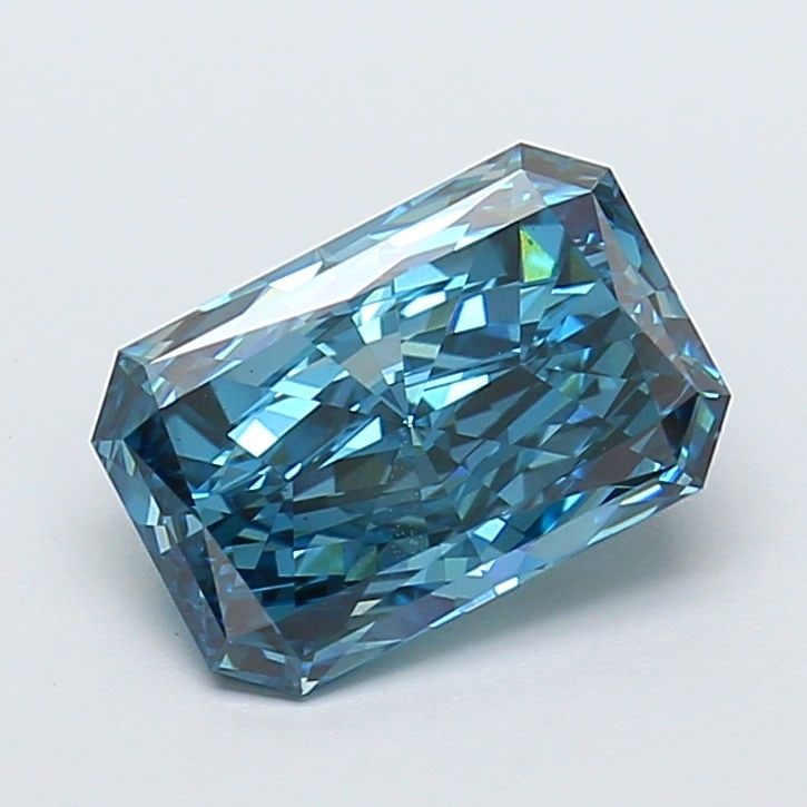 Loose Diamond - RADIANT 2.5ct Fancy Vivid Blue VS1: Loose Diamond - RADIANT 2.5ct Fancy Vivid Blue VS1 Source: This is a real non-mined Diamond that has been grown in a lab Shape: RADIANT Carats: 2.5 Color: Fancy Vivid Blue Certification: IGI Video: