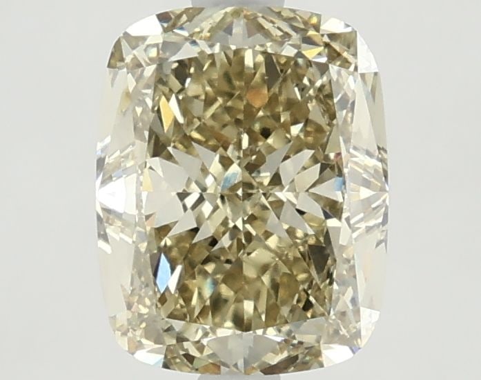 Loose Diamond - CUSHION BRILLIANT 2.56ct Fancy Vivid Yellow VS1: Loose Diamond - CUSHION BRILLIANT 2.56ct Fancy Vivid Yellow VS1 Source: This is a real non-mined Diamond that has been grown in a lab Shape: CUSHION BRILLIANT Carats: 2.56 Color: Fancy Vivid Yellow Ce