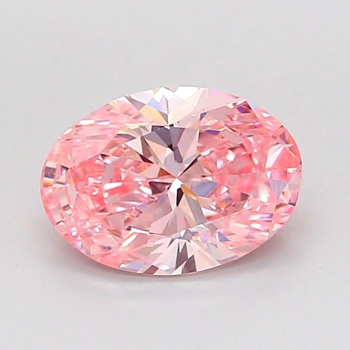 Loose Diamond - OVAL 1.47ct Fancy Vivid Pink VS1: Loose Diamond - OVAL 1.47ct Fancy Vivid Pink VS1 Source: This is a real non-mined Diamond that has been grown in a lab Shape: OVAL Carats: 1.47 Color: Fancy Vivid Pink Certification: IGI Video: