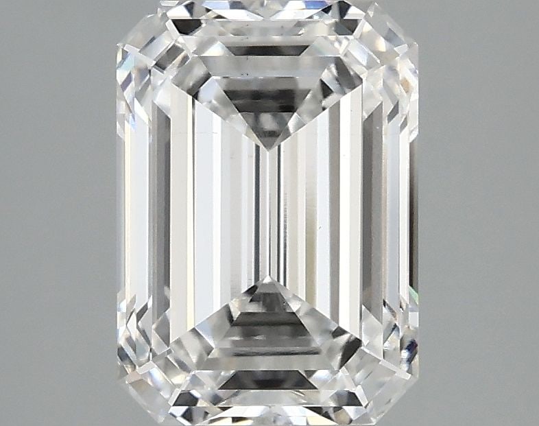Loose Diamond - EMERALD 2.58ct E VS1: Loose Diamond - EMERALD 2.58ct E VS1 Source: This is a real non-mined Diamond that has been grown in a lab Shape: EMERALD Carats: 2.58 Color: E Clarity: VS1 Certification: IGI Video: