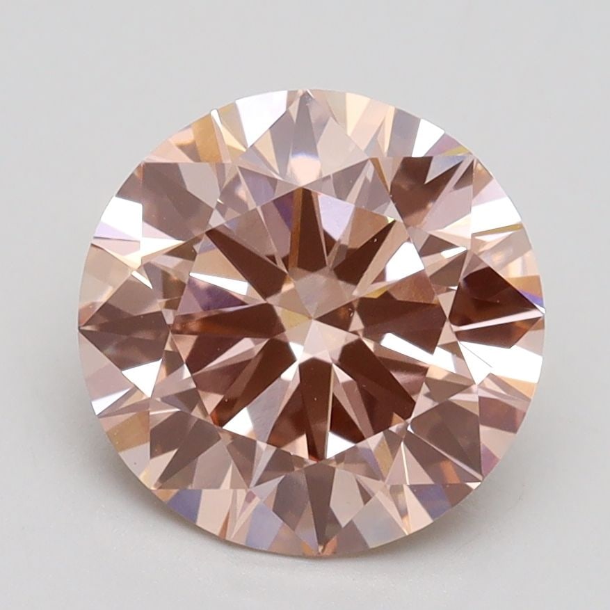Ideal Loose Diamond - ROUND 2.54ct Fancy Intense Pink VS1: Ideal Loose Diamond - ROUND 2.54ct Fancy Intense Pink VS1 Source: This is a real non-mined Diamond that has been grown in a lab Shape: ROUND Carats: 2.54 Color: Fancy Intense Pink Certification: IGI V