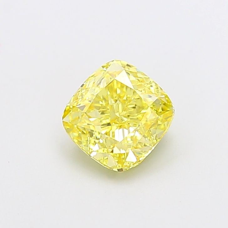 Loose Diamond - CUSHION MODIFIED 1.73ct Fancy Intense Yellow VS2: Loose Diamond - CUSHION MODIFIED 1.73ct Fancy Intense Yellow VS2 Source: This is a real non-mined Diamond that has been grown in a lab Shape: CUSHION MODIFIED Carats: 1.73 Color: Fancy Intense Yellow 