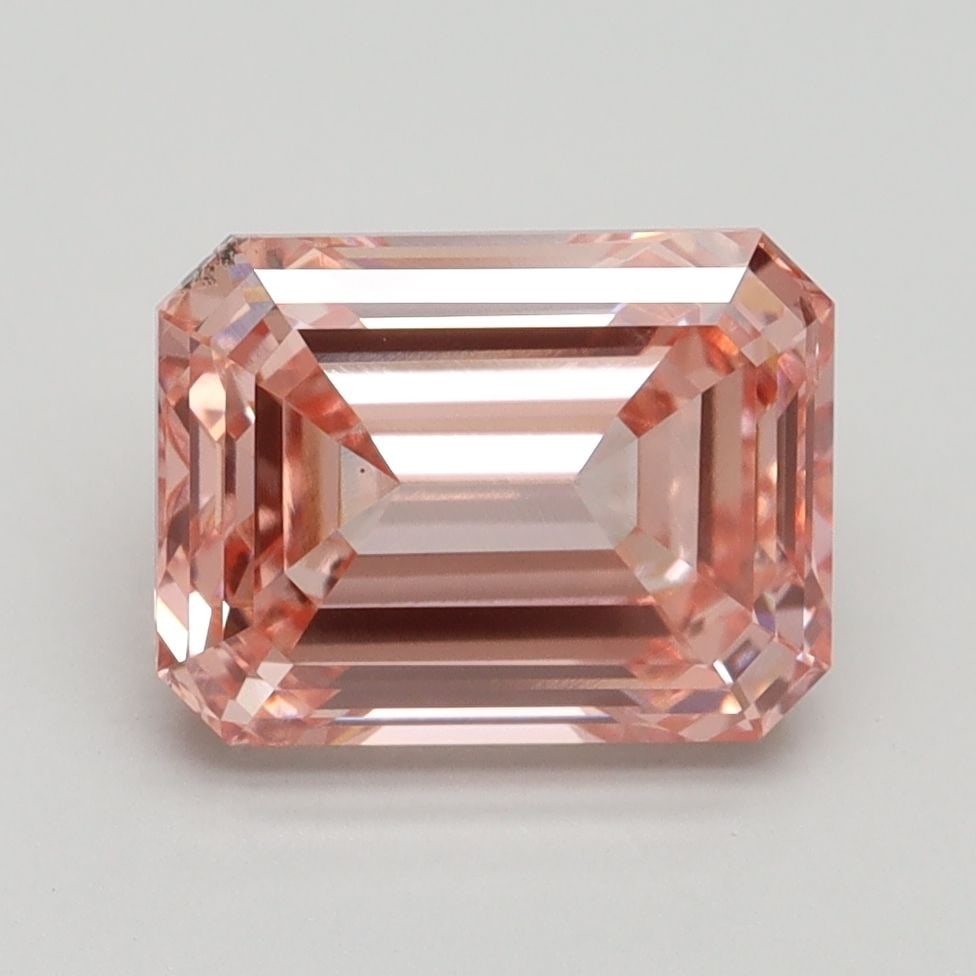 Loose Diamond - EMERALD 3.0ct Fancy Intense Pink VS2: Loose Diamond - EMERALD 3.0ct Fancy Intense Pink VS2 Source: This is a real non-mined Diamond that has been grown in a lab Shape: EMERALD Carats: 3.0 Color: Fancy Intense Pink Certification: IGI Video