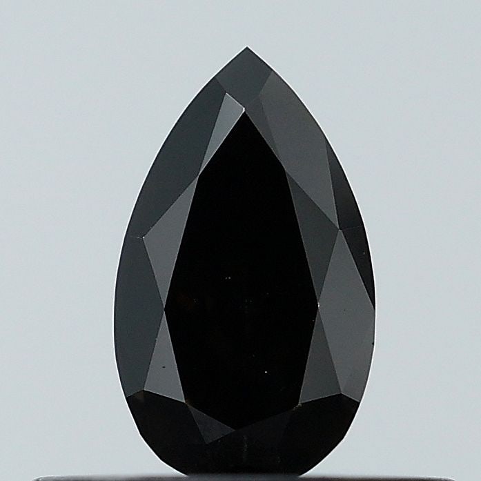 Loose Diamond - PEAR 0.44ct Fancy Deep Black VS1: Loose Diamond - PEAR 0.44ct Fancy Deep Black VS1 Source: This is a real non-mined Diamond that has been grown in a lab Shape: PEAR Carats: 0.44 Color: Fancy Deep Black Certification: NONE Video: