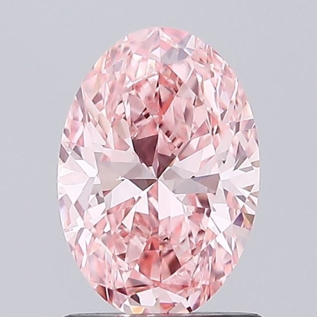 Loose Diamond - OVAL 1.11ct Fancy Vivid Pink VS1: Loose Diamond - OVAL 1.11ct Fancy Vivid Pink VS1 Source: This is a real non-mined Diamond that has been grown in a lab Shape: OVAL Carats: 1.11 Color: Fancy Vivid Pink Certification: IGI Video: