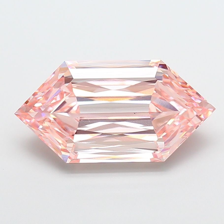 Loose Diamond - HEXAGONAL 7.05ct Fancy Intense Pink VS1: Loose Diamond - HEXAGONAL 7.05ct Fancy Intense Pink VS1 Source: This is a real non-mined Diamond that has been grown in a lab Shape: HEXAGONAL Carats: 7.05 Color: Fancy Intense Pink Certification: IGI