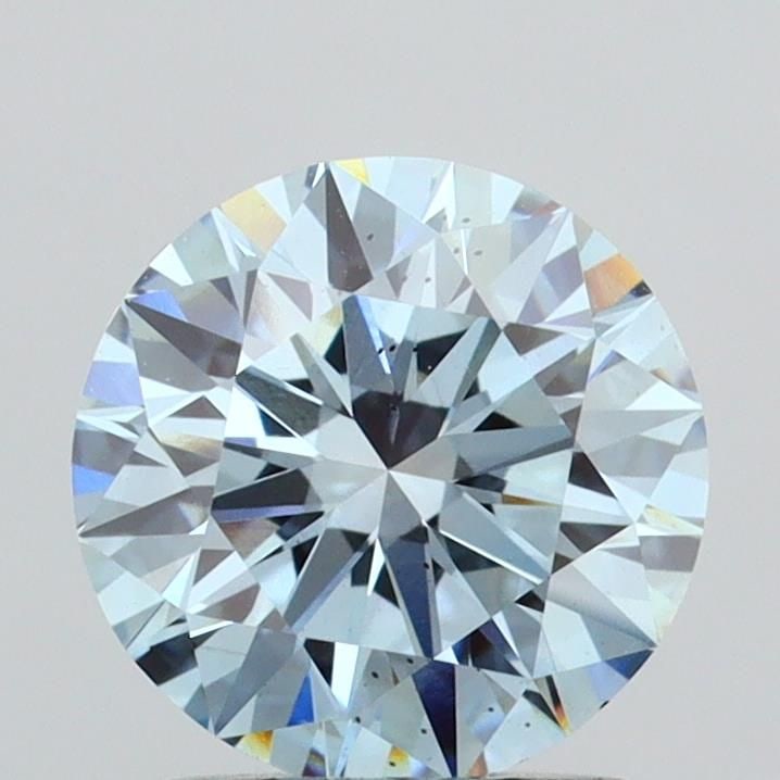 Ideal Loose Diamond - ROUND 1.51ct Fancy Vivid Blue VS2: Ideal Loose Diamond - ROUND 1.51ct Fancy Vivid Blue VS2 Source: This is a real non-mined Diamond that has been grown in a lab Shape: ROUND Carats: 1.51 Color: Fancy Vivid Blue Certification: IGI Video