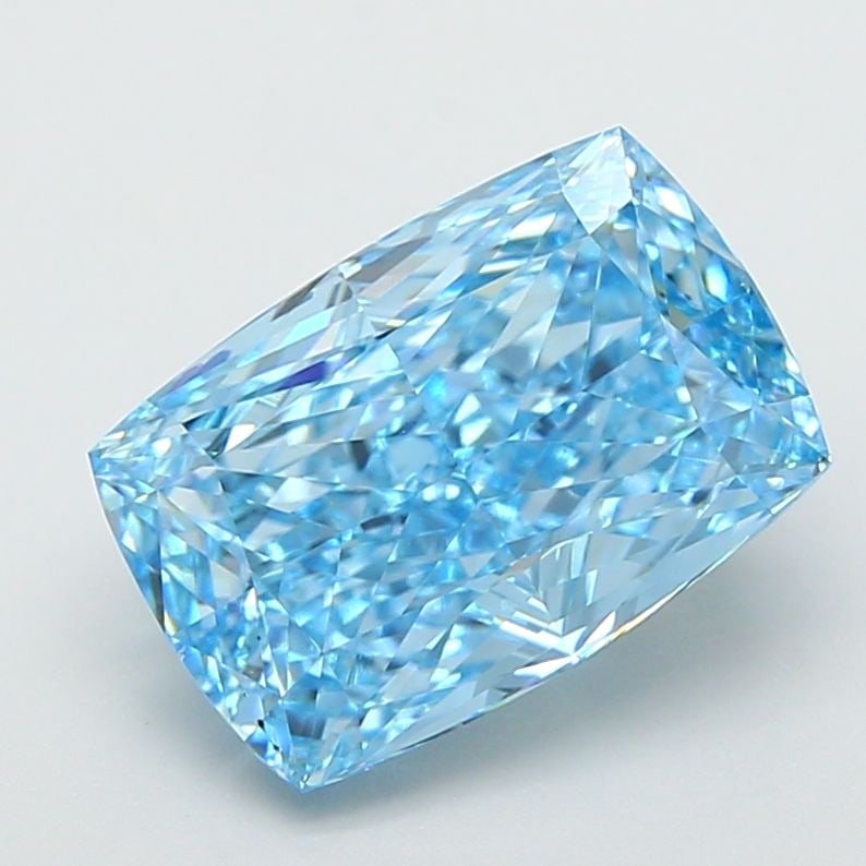 Loose Diamond - CUSHION MODIFIED 3.52ct Fancy Vivid Blue VS1: Loose Diamond - CUSHION MODIFIED 3.52ct Fancy Vivid Blue VS1 Source: This is a real non-mined Diamond that has been grown in a lab Shape: CUSHION MODIFIED Carats: 3.52 Color: Fancy Vivid Blue