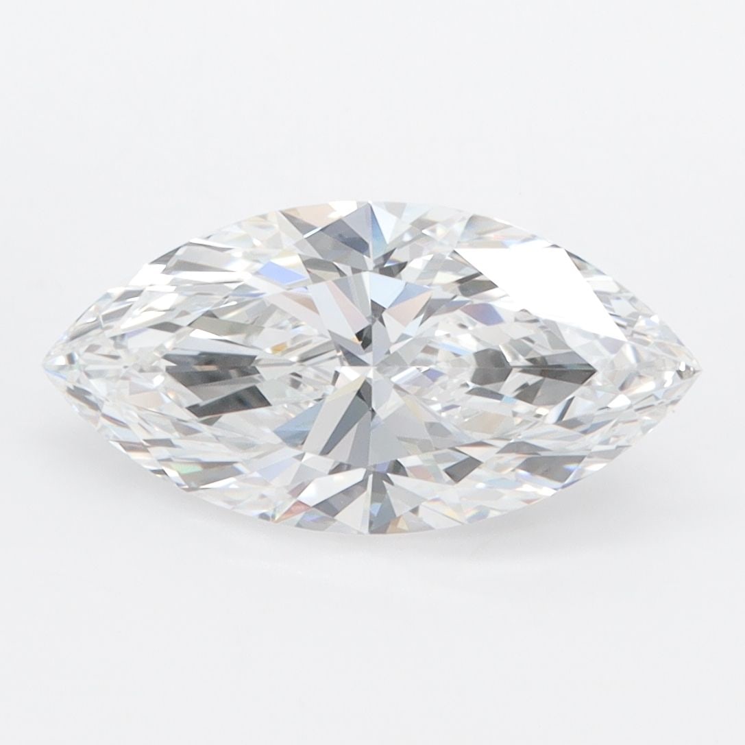 Loose Diamond - MARQUISE 2.02ct E FL: Loose Diamond - MARQUISE 2.02ct E FL Source: This is a real non-mined Diamond that has been grown in a lab Shape: MARQUISE Carats: 2.02 Color: E Clarity: FL Certification: IGI Additional images