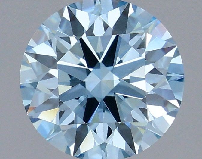 Ideal Loose Diamond - ROUND 1.53ct Fancy Vivid Blue VVS2: Ideal Loose Diamond - ROUND 1.53ct Fancy Vivid Blue VVS2 Source: This is a real non-mined Diamond that has been grown in a lab Shape: ROUND Carats: 1.53 Color: Fancy Vivid Blue Certification: IGI Vide