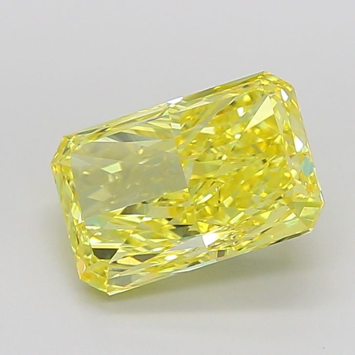 Loose Diamond - RADIANT 5.0ct Fancy Vivid Yellow VS2: Loose Diamond - RADIANT 5.0ct Fancy Vivid Yellow VS2 Source: This is a real non-mined Diamond that has been grown in a lab Shape: RADIANT Carats: 5.0 Color: Fancy Vivid Yellow Certification: IGI Video