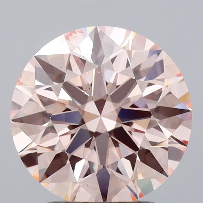 Ideal Loose Diamond - ROUND 2.51ct Fancy Pink SI1: Ideal Loose Diamond - ROUND 2.51ct Fancy Pink SI1 Source: This is a real non-mined Diamond that has been grown in a lab Shape: ROUND Carats: 2.51 Color: Fancy Pink Certification: IGI Video:
