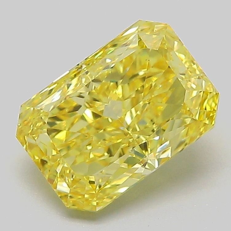 Loose Diamond - RADIANT 2.08ct Fancy Vivid Yellow VS1: Loose Diamond - RADIANT 2.08ct Fancy Vivid Yellow VS1 Source: This is a real non-mined Diamond that has been grown in a lab Shape: RADIANT Carats: 2.08 Color: Fancy Vivid Yellow Certification: IGI Vid