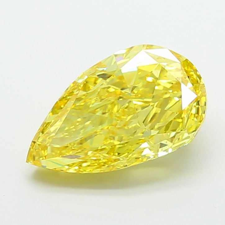 Loose Diamond - PEAR 10.0ct Fancy Vivid Yellow VS1: Loose Diamond - PEAR 10.0ct Fancy Vivid Yellow VS1 Source: This is a real non-mined Diamond that has been grown in a lab Shape: PEAR Carats: 10.0 Color: Fancy Vivid Yellow Certification: IGI Video: