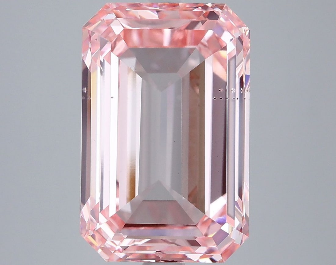 Loose Diamond - EMERALD 7.01ct Fancy Intense Pink VS2: Loose Diamond - EMERALD 7.01ct Fancy Intense Pink VS2 Source: This is a real non-mined Diamond that has been grown in a lab Shape: EMERALD Carats: 7.01 Color: Fancy Intense Pink Certification: IGI Vid