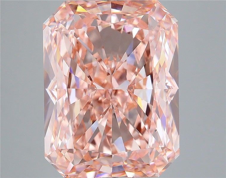 Loose Diamond - RADIANT 10.01ct Fancy Vivid Pink VS1 (1 of 1)