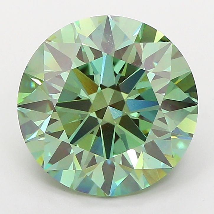 Ideal Loose Diamond - ROUND 7.07ct Fancy Vivid Green VS1: Ideal Loose Diamond - ROUND 7.07ct Fancy Vivid Green VS1 Source: This is a real non-mined Diamond that has been grown in a lab Shape: ROUND Carats: 7.07 Color: Fancy Vivid Green Certification: IGI Vid