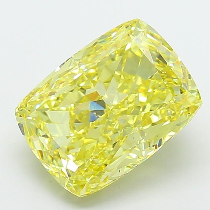 Loose Diamond - CUSHION MODIFIED 7.08ct Fancy Intense Yellow VVS2: Loose Diamond - CUSHION MODIFIED 7.08ct Fancy Intense Yellow VVS2 Source: This is a real non-mined Diamond that has been grown in a lab Shape: CUSHION MODIFIED Carats: 7.08 Color: Fancy Intense Yellow