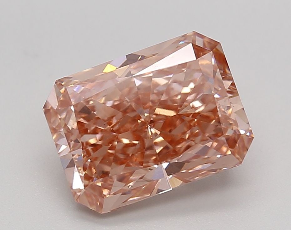 Loose Diamond - RADIANT 2.79ct Fancy Brownish Pink VS1: Loose Diamond - RADIANT 2.79ct Fancy Brownish Pink VS1 Source: This is a real non-mined Diamond that has been grown in a lab Shape: RADIANT Carats: 2.79 Color: Fancy Brownish Pink Certification: IGI V
