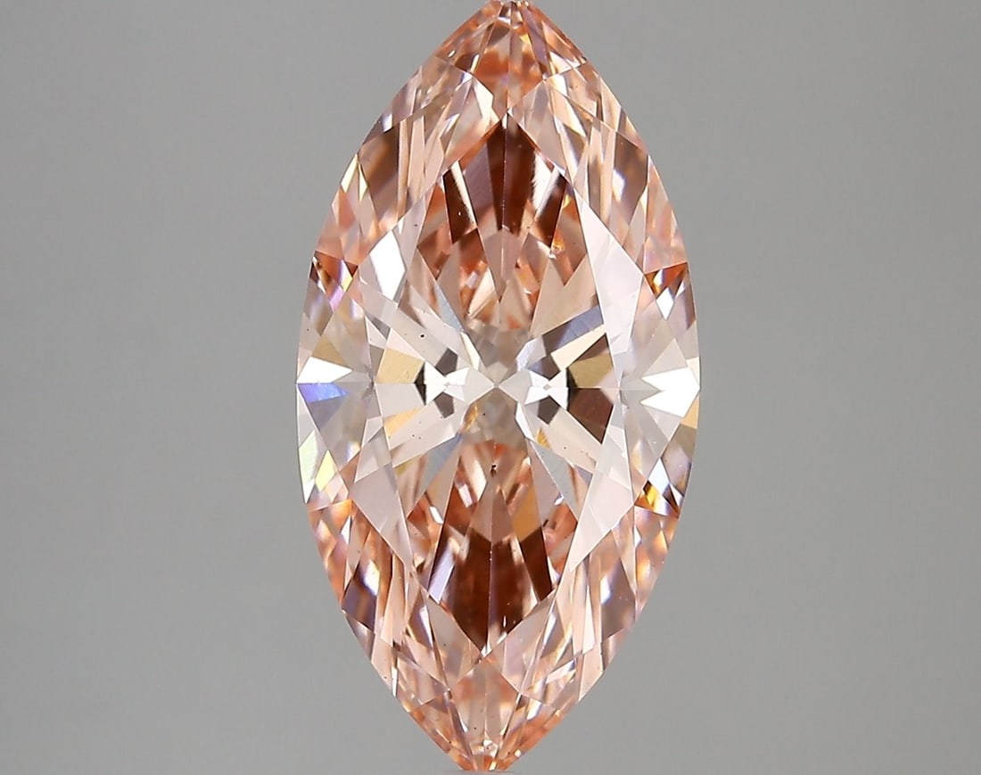 Loose Diamond - MARQUISE 4.68ct Fancy Intense Pink VS2: Loose Diamond - MARQUISE 4.68ct Fancy Intense Pink VS2 Source: This is a real non-mined Diamond that has been grown in a lab Shape: MARQUISE Carats: 4.68 Color: Fancy Intense Pink Certification: IGI V